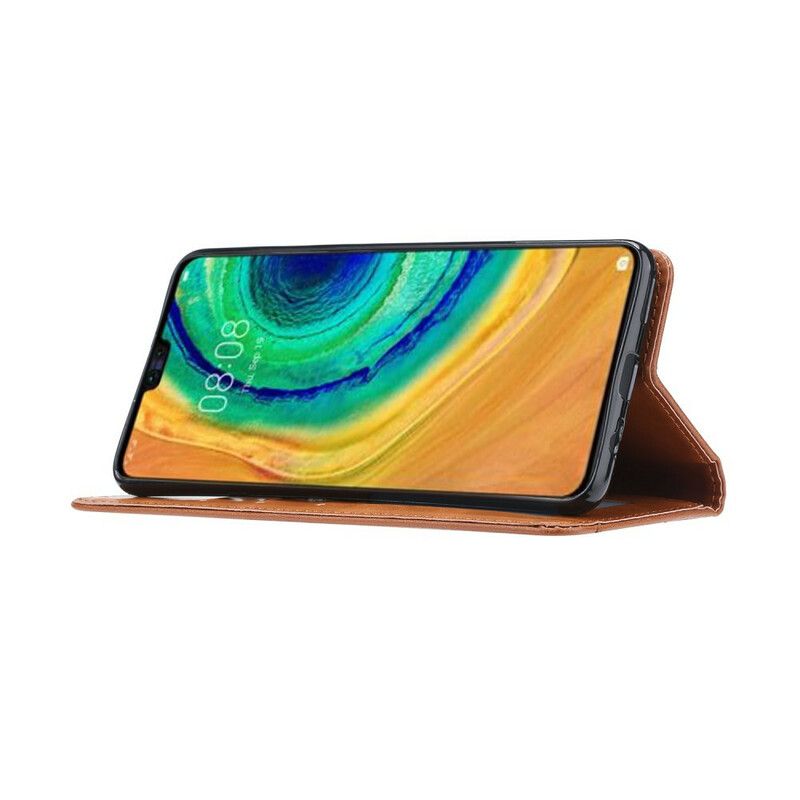 Beskyttelse Deksel Til Huawei Mate 30 Pro Folio Deksel Kortholder I Kunstskinn