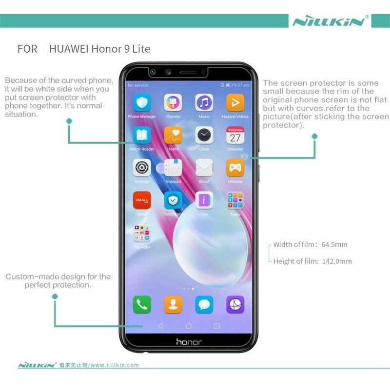 Skjermbeskyttelsesfilm For Huawei Honor 9 Lite