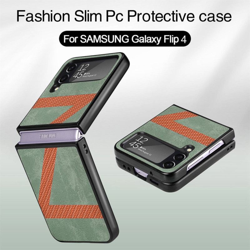 Deksel Til Samsung Galaxy Z Flip 4 Folio Deksel Z Design Skinnstil