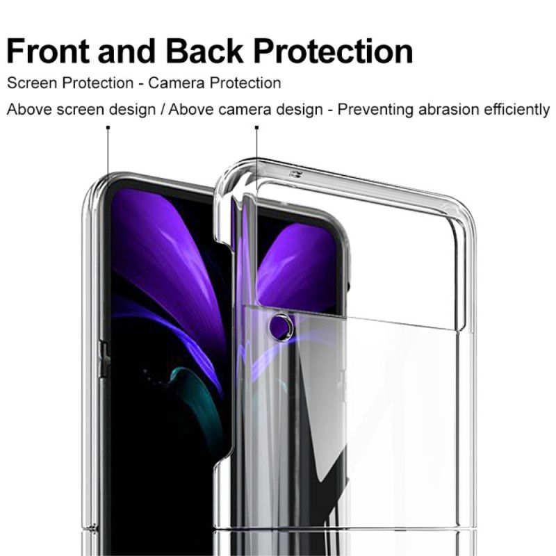 Deksel Til Samsung Galaxy Z Flip 4 Folio Deksel Imak Transparent