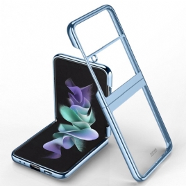 Deksel Til Samsung Galaxy Z Flip 4 Folio Deksel Transparent Contour Metallic