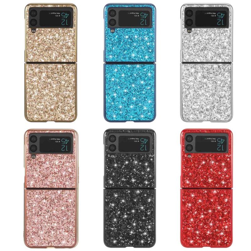 Mobildeksel Til Samsung Galaxy Z Flip 4 Folio Deksel Premium Glitter