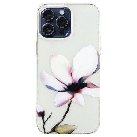 Deksel iPhone 16 Pro Max Mobildeksel Hvit Blomst