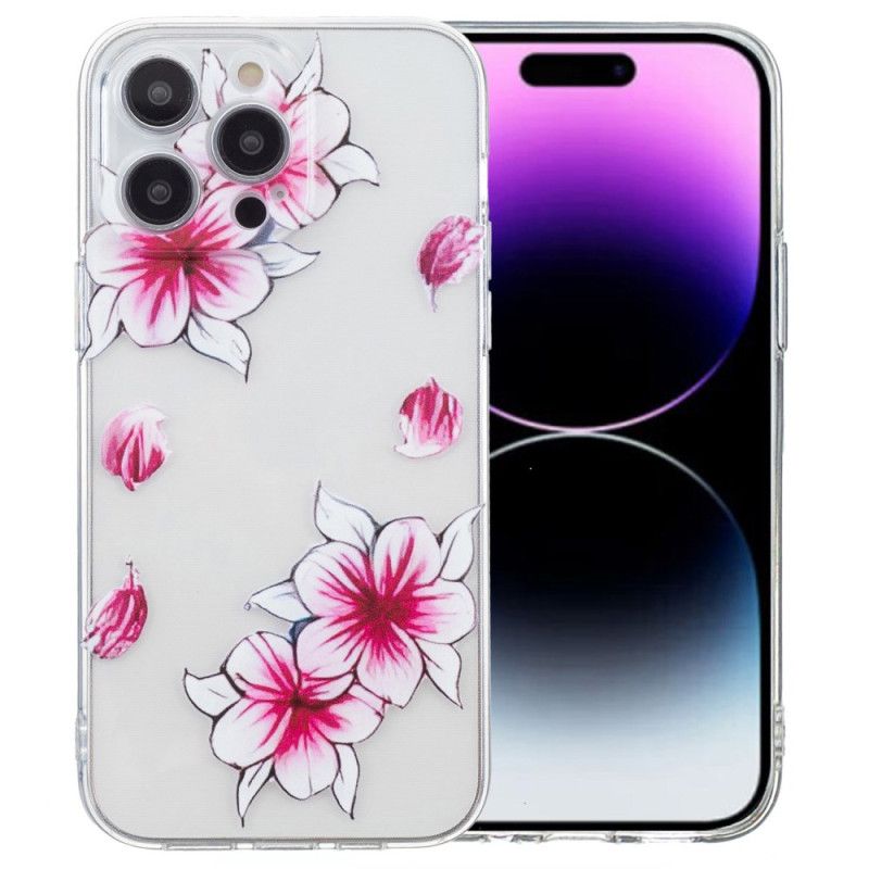 Deksel Til iPhone 16 Pro Max Kirsebærblomster