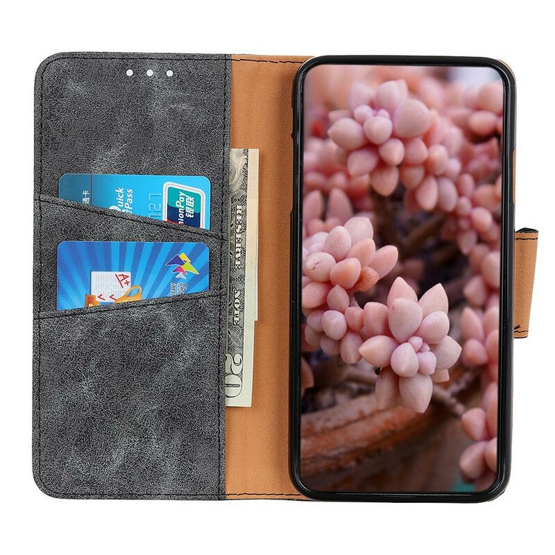 Folio Deksel Til Sony Xperia 1 II Vintage Split Leather