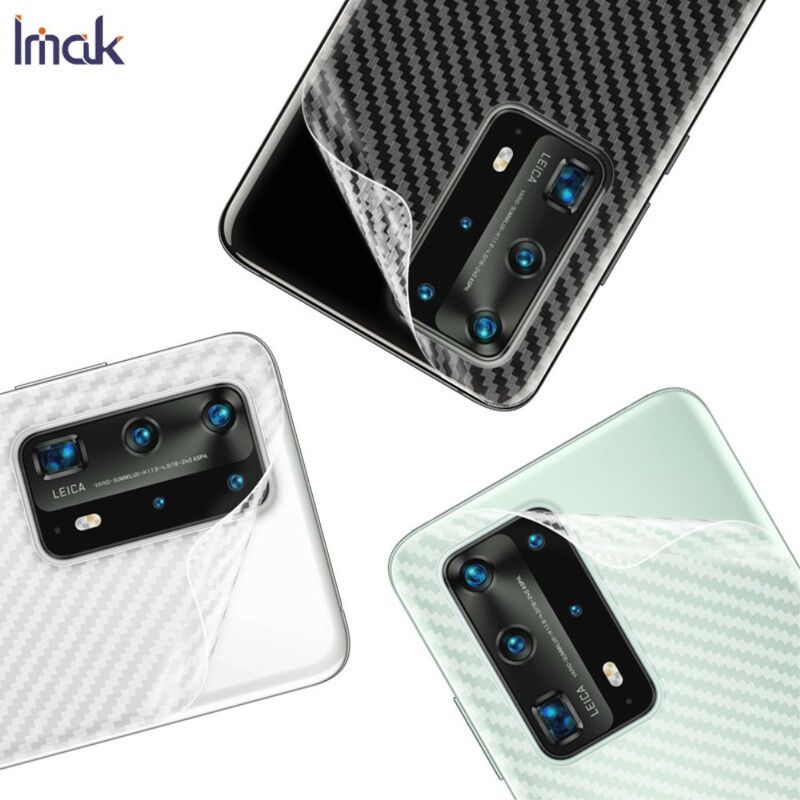 Bakfilm For Huawei P40 Pro Carbon Style Imak