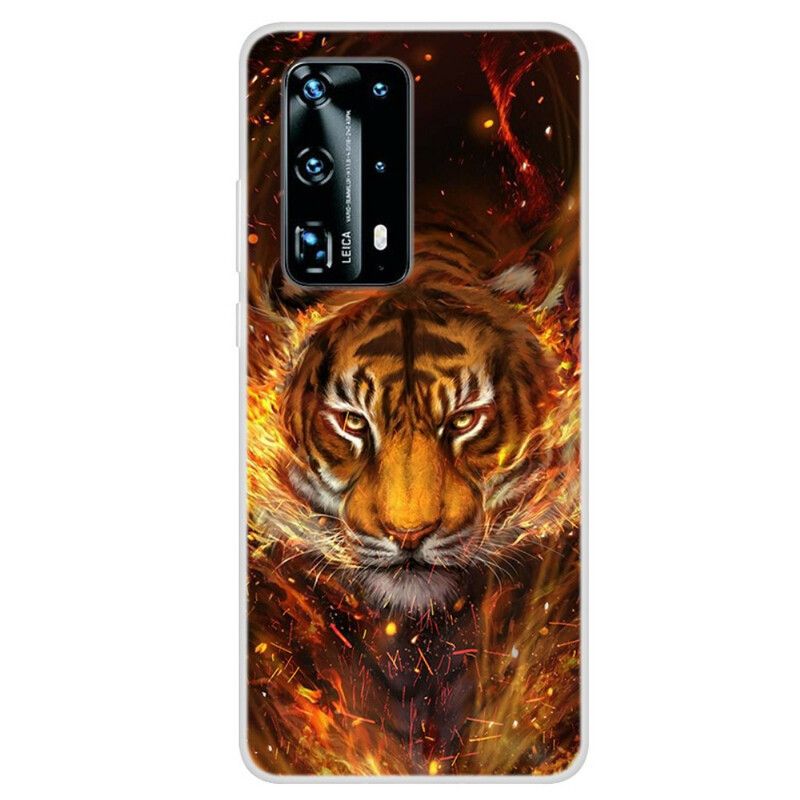 Deksel Til Huawei P40 Pro Branntiger