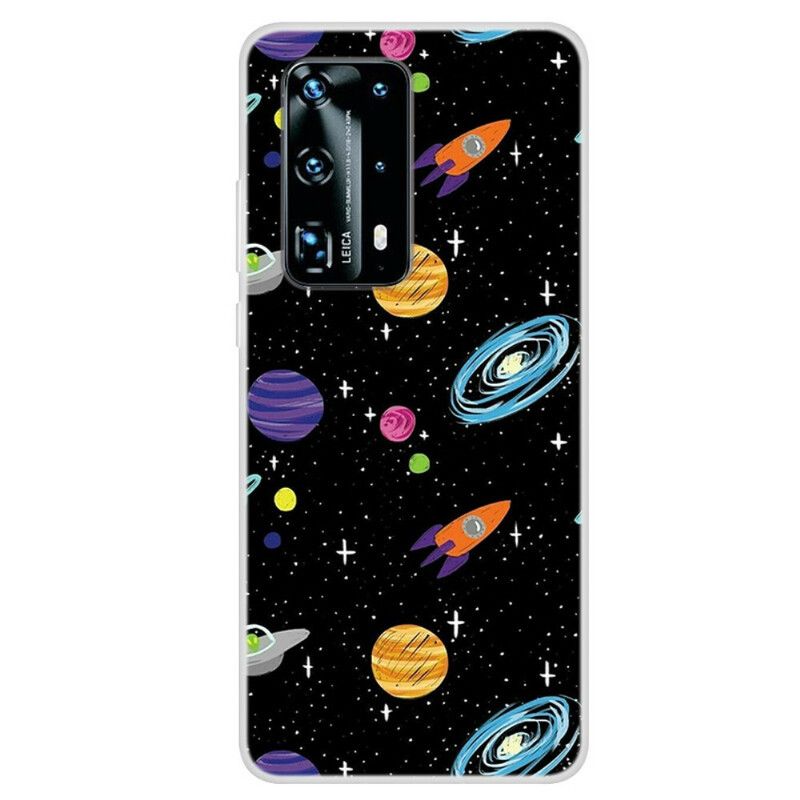 Deksel Til Huawei P40 Pro Galaxy Planet