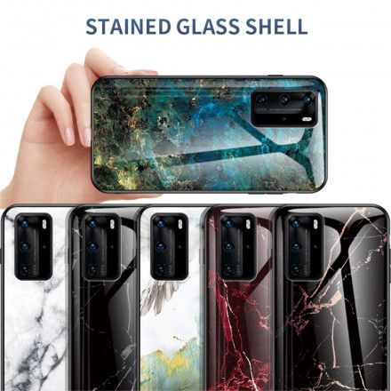 Deksel Til Huawei P40 Pro Premium Farger Herdet Glass