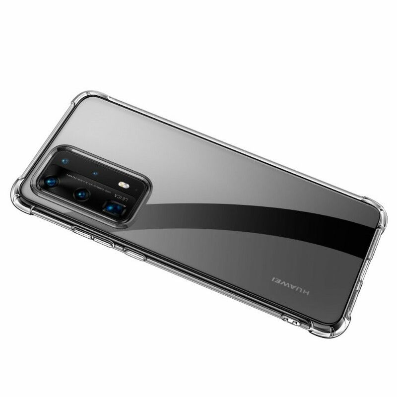 Deksel Til Huawei P40 Pro Transparente Leeu-beskyttelsesputer