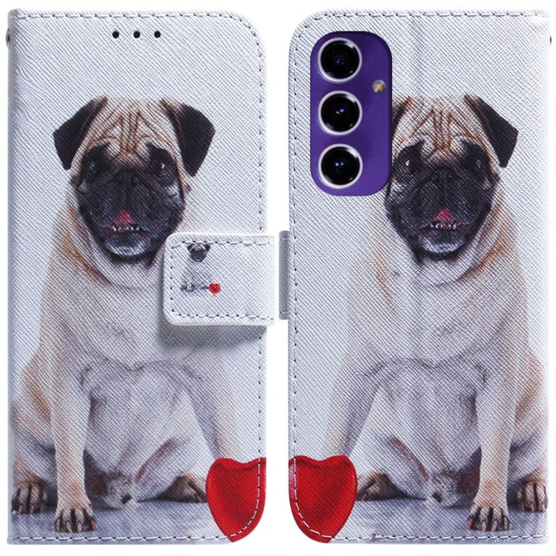 Folio Deksel Samsung Galaxy A16 5g Mops Hund Beskyttelse Deksel