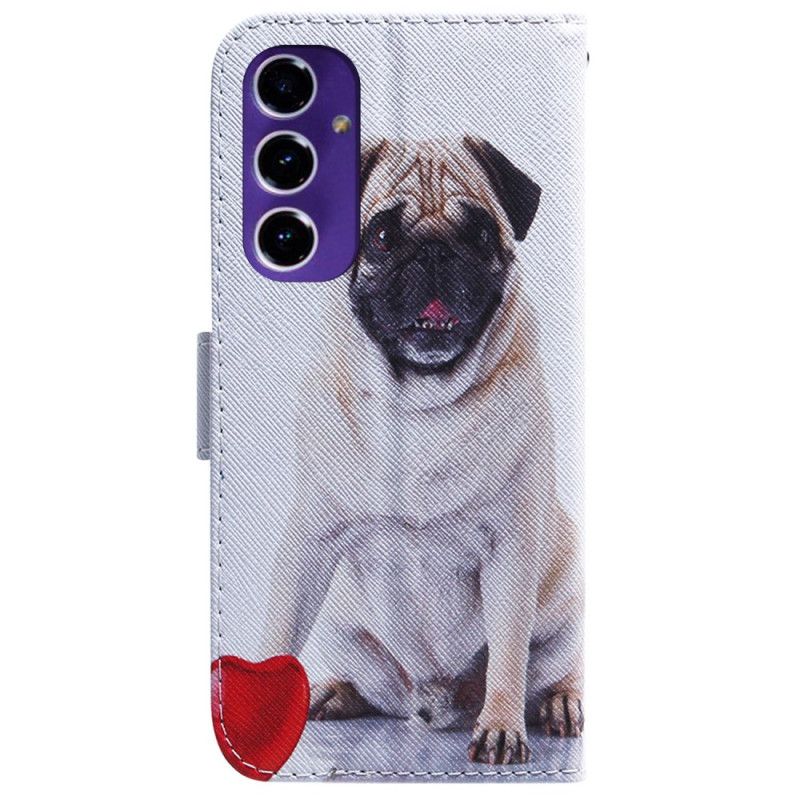 Folio Deksel Samsung Galaxy A16 5g Mops Hund Beskyttelse Deksel