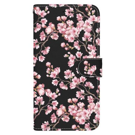 Folio Deksel Samsung Galaxy A16 5g Plommeblomster