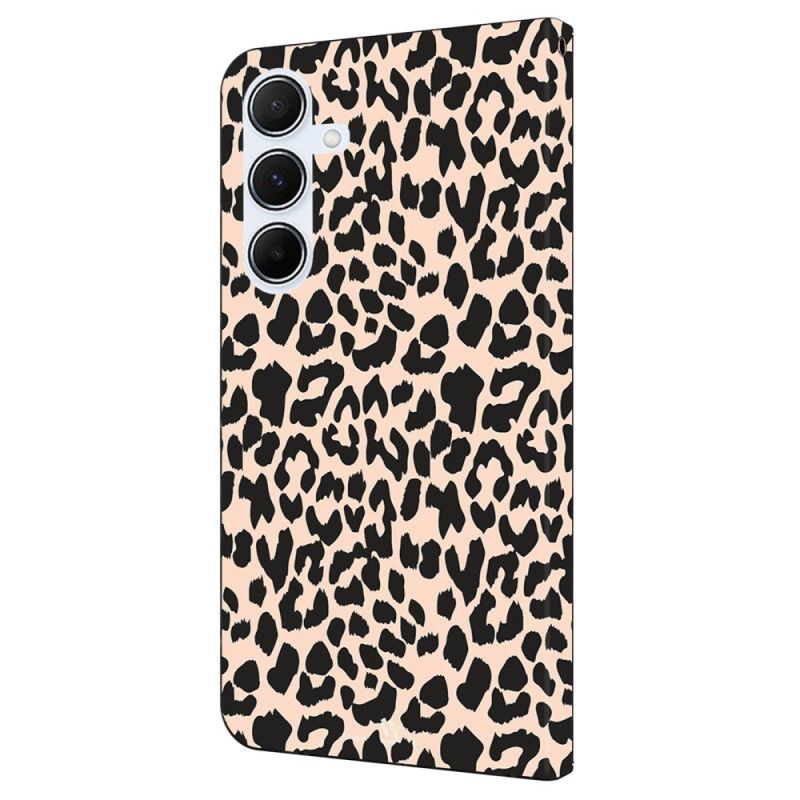 Lærdeksel Folio Deksel Samsung Galaxy A16 5g Mobildeksel Leopardmønster