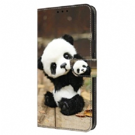 Lærdeksel Folio Deksel Samsung Galaxy A16 5g Panda