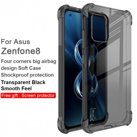 Deksel Til Asus Zenfone 8 Transparent Silkeaktig Imak