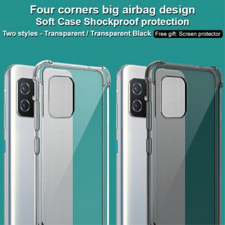 Deksel Til Asus Zenfone 8 Transparent Silkeaktig Imak