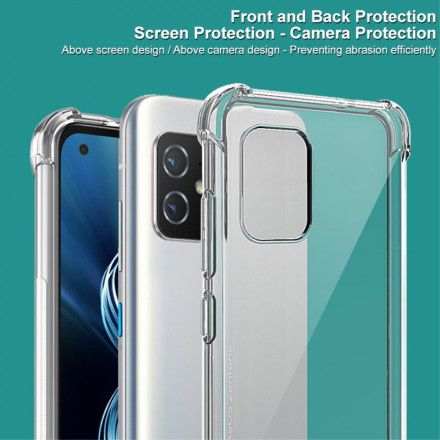 Deksel Til Asus Zenfone 8 Transparent Silkeaktig Imak