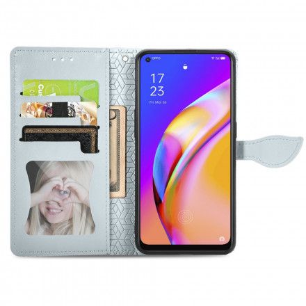 Folio Deksel Til Oppo A94 5G Stammeblader