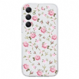 Deksel Samsung Galaxy S24 Fe Blomster Beskyttelse Deksel