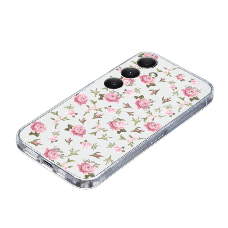 Deksel Samsung Galaxy S24 Fe Blomster Beskyttelse Deksel