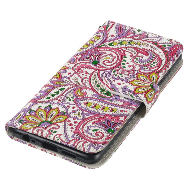 Folio Deksel Samsung Galaxy S24 Fe Paisley-mønster Beskyttelse Deksel