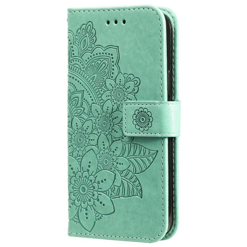 Lærdeksel Folio Deksel Samsung Galaxy S24 Fe Mandala Trykk