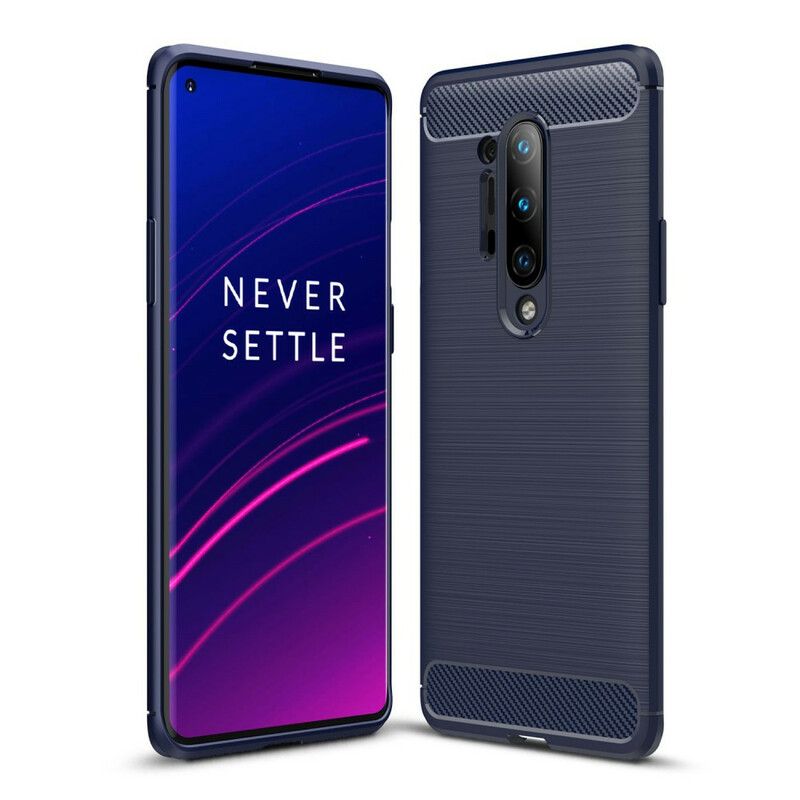 Deksel Til OnePlus 8 Pro Børstet Karbonfiber