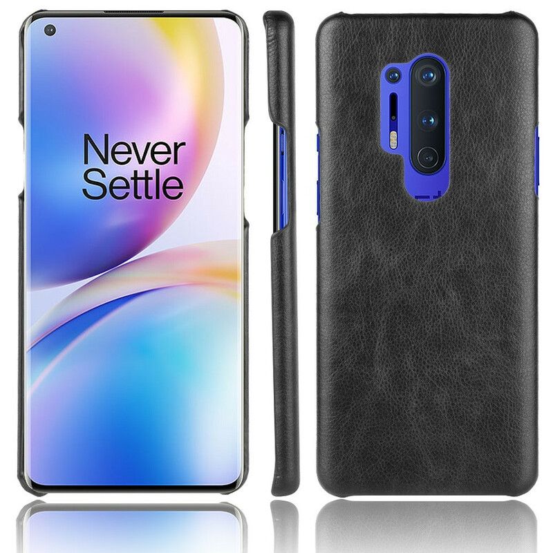 Mobildeksel Til OnePlus 8 Pro Performance Litchi Leather Effect