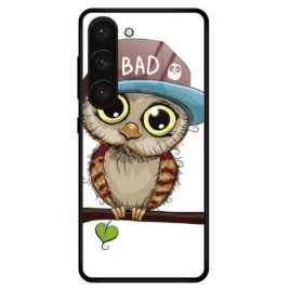 Deksel Til Samsung Galaxy S23 Plus 5G Bad Owl Herdet Glass