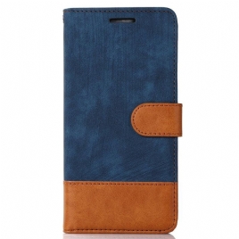 Folio Deksel Til Samsung Galaxy S23 Plus 5G Bicolor Skin-touch