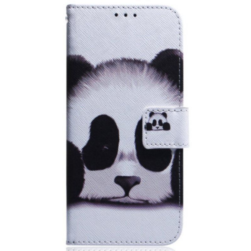 Folio Deksel Til Samsung Galaxy S23 Plus 5G Med Kjede Min Lanyard Panda