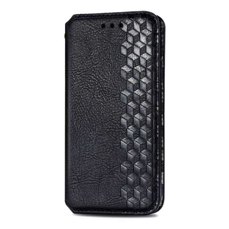 Beskyttelse Deksel Til Motorola Edge 20 Pro Folio Deksel Diamond Texture Leather Effect