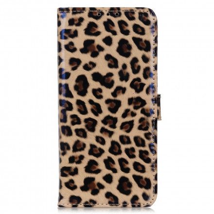 Folio Deksel Til Motorola Edge 20 Pro Leopard