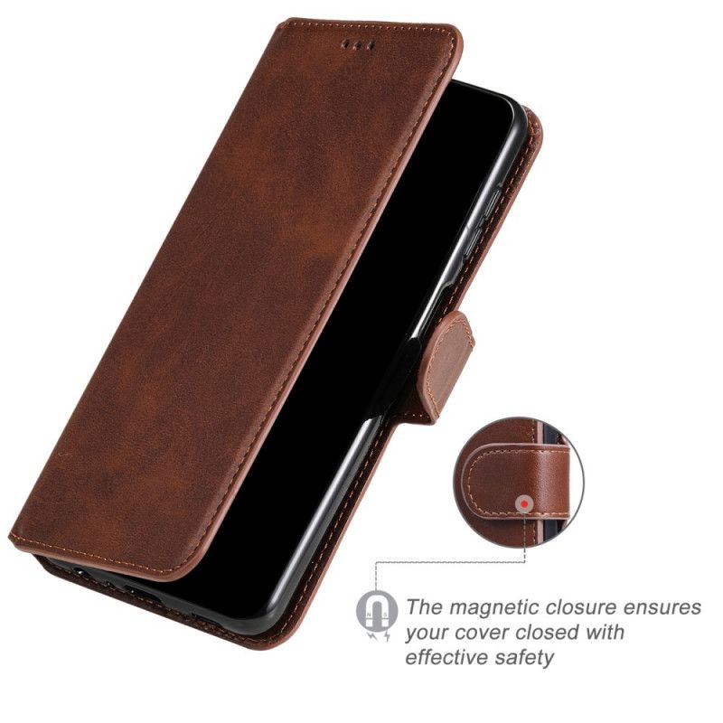 Folio Deksel Til Motorola Edge 20 Pro Solid Color Series