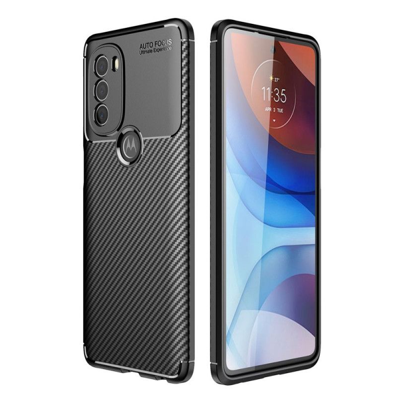 Deksel Til Moto G71 5G Karbonfiberslange