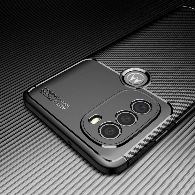 Deksel Til Moto G71 5G Karbonfiberslange