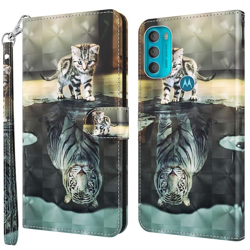 Folio Deksel Til Moto G71 5G Ernest The Tiger