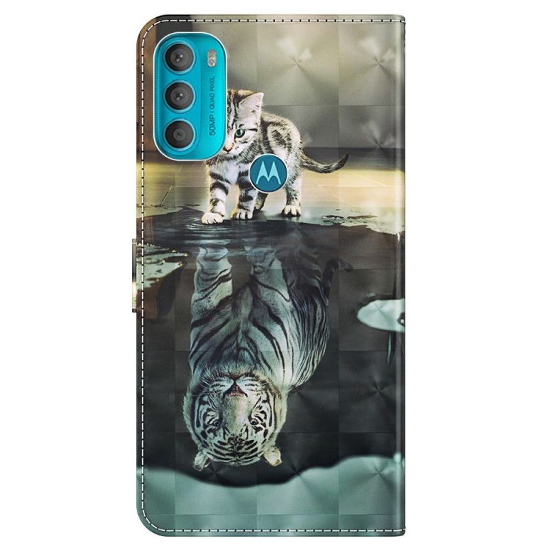 Folio Deksel Til Moto G71 5G Ernest The Tiger