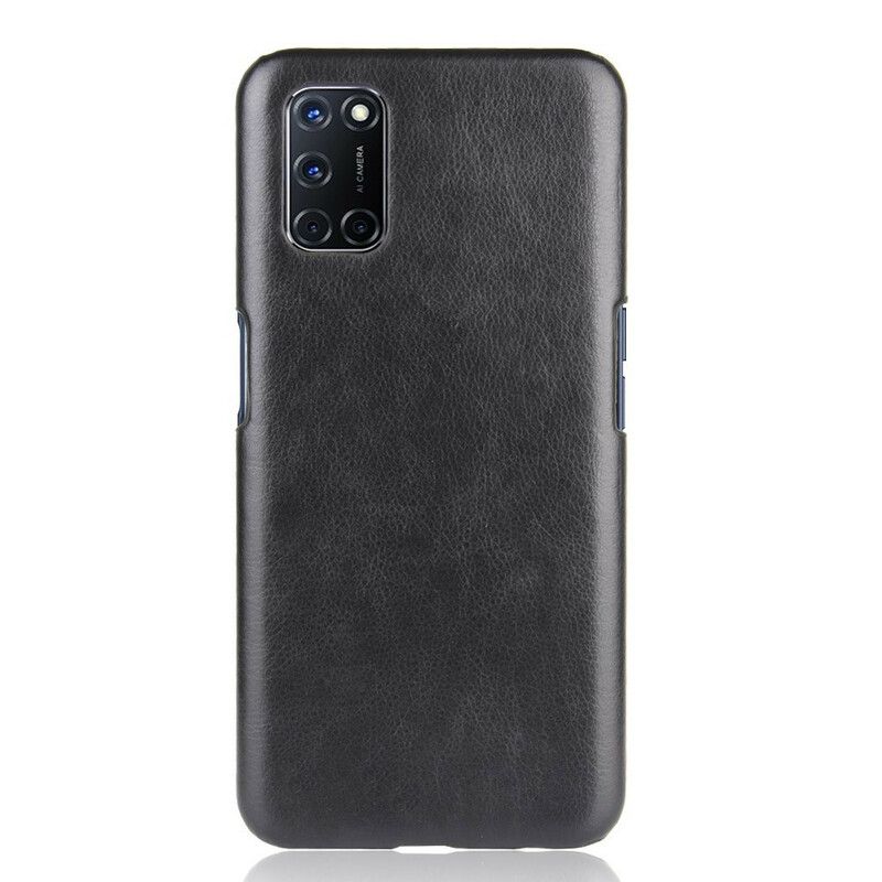 Deksel Til Oppo A72 Performance Litchi Leather Effect