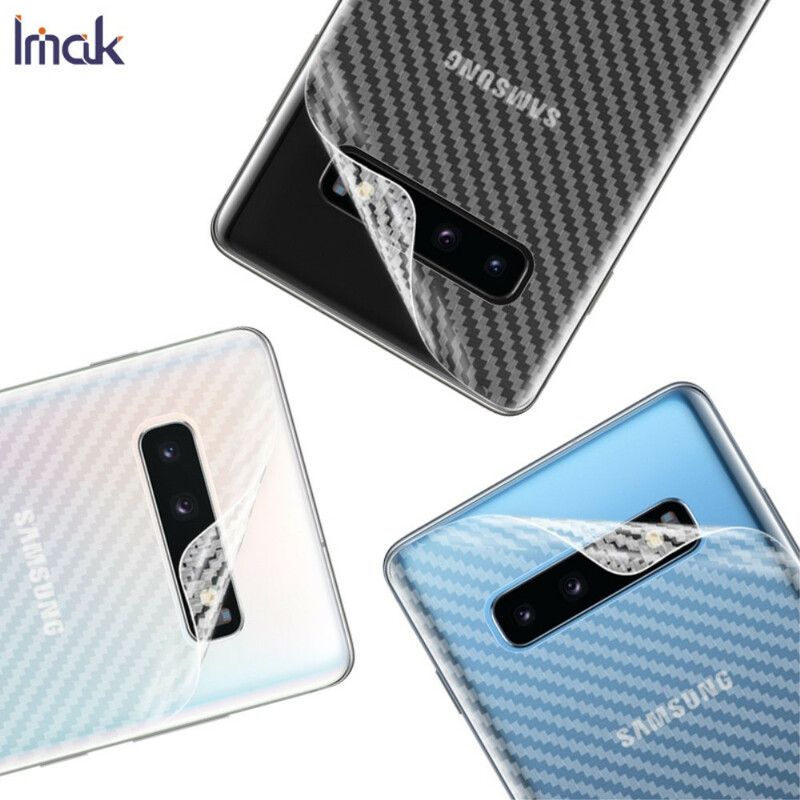 Beskyttelsesfilm Bak For Samsung Galaxy S10 Plus Carbon Imak