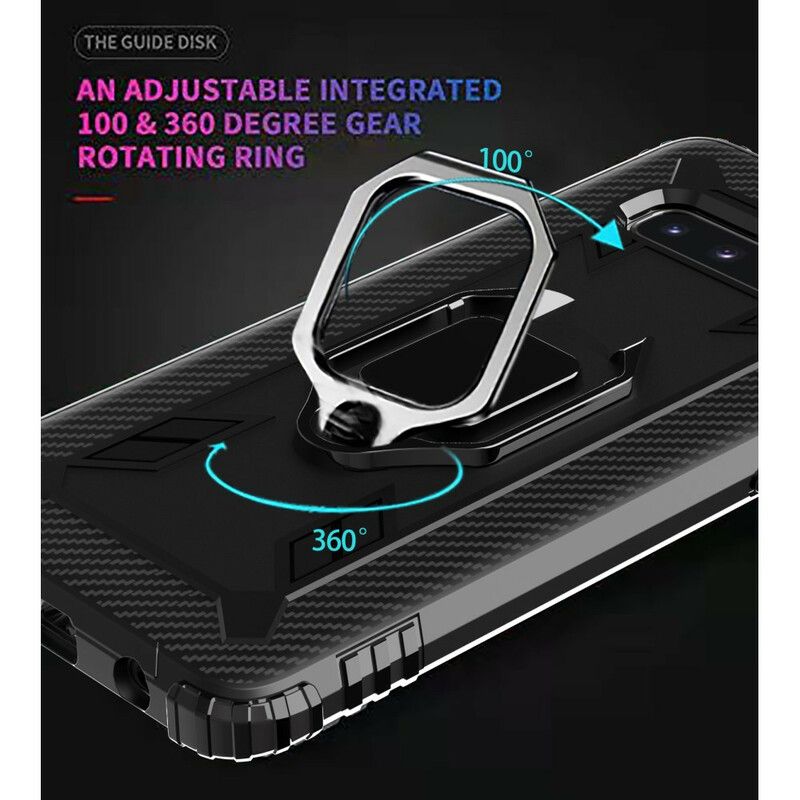 Deksel Til Samsung Galaxy S10 Plus Ring Og Karbonfiber