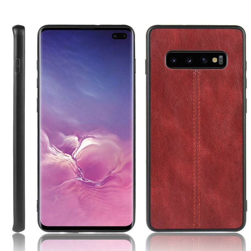 Deksel Til Samsung Galaxy S10 Plus Søm Skinneffekt