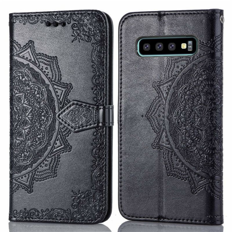 Folio Deksel Til Samsung Galaxy S10 Plus Middelaldermandala