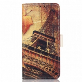 Folio Deksel Til Honor 50 Pro Pro Eiffeltårnet Om Høsten