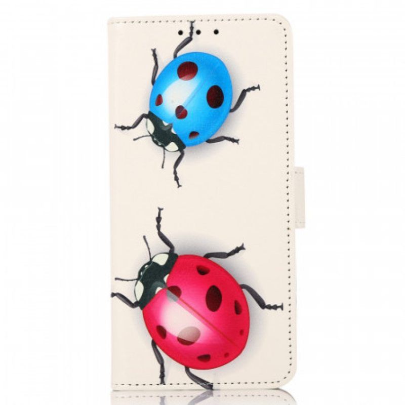 Folio Deksel Til Honor 50 Pro Pro Ladybugs