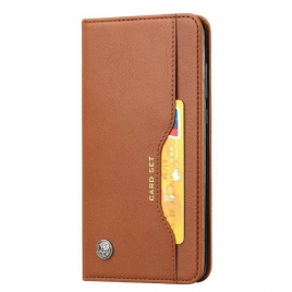 Beskyttelse Deksel Til iPhone 13 Mini Folio Deksel Faux Leather Card Holder