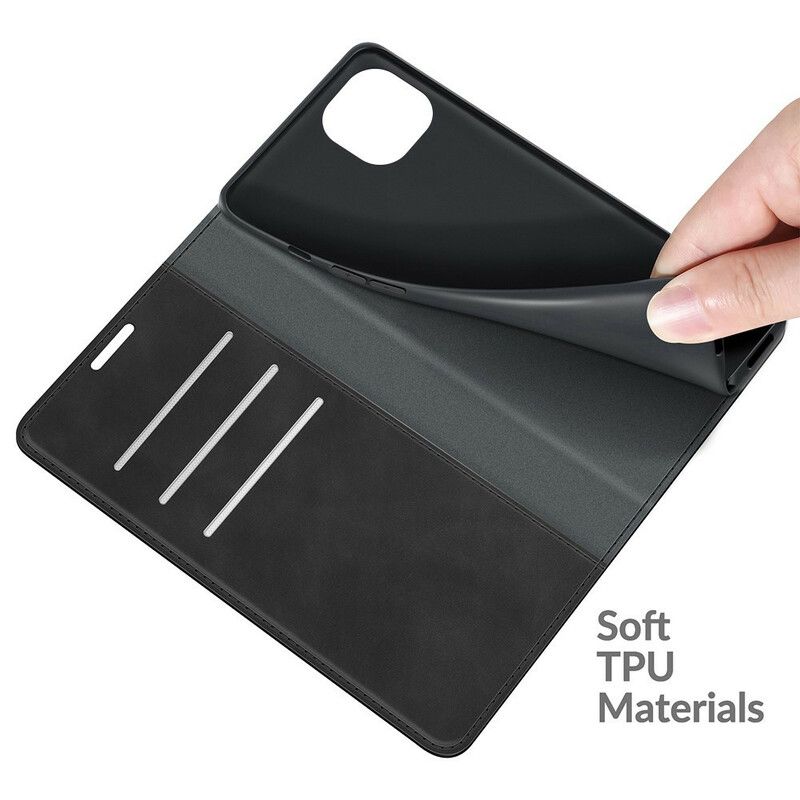 Beskyttelse Deksel Til iPhone 13 Mini Folio Deksel Silkemykt Skinneffekt