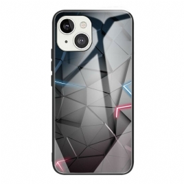 Deksel Til iPhone 13 Mini Herdet Glassgeometri