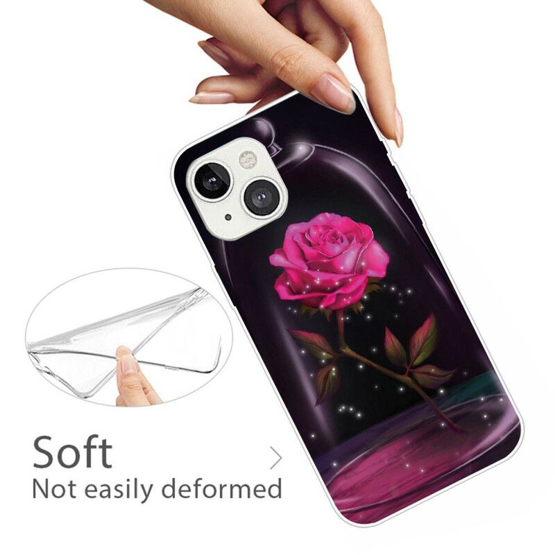 Deksel Til iPhone 13 Mini Magisk Rosa